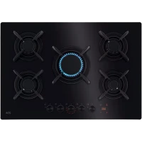 Газовая варочная панель AEG HKB75453NB, Чёрный