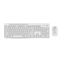 Клавиатура и мышь Logitech MK295, Беспроводное, Белый