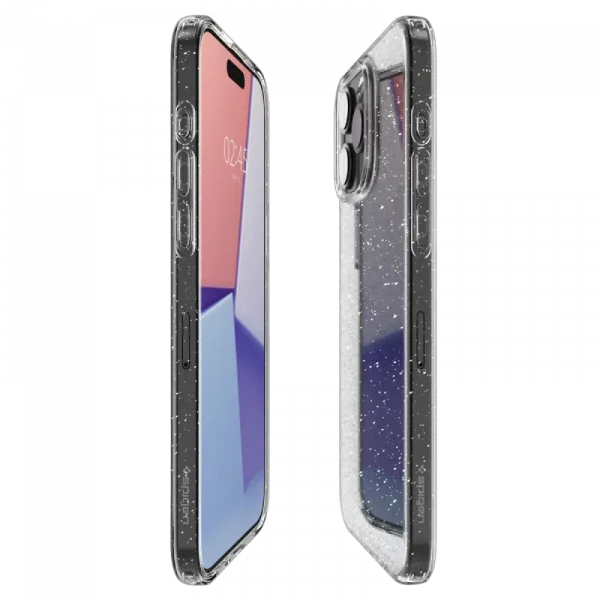 Husă Spigen iPhone 15 Pro Max Liquid Crystal, Cristal cu sclipici
