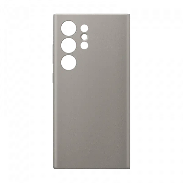 Husă Samsung Vegan Leather Case Galaxy S24 Ultra, Taupe