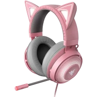 Căști gaming RAZER Kraken Kitty, USB, Roz