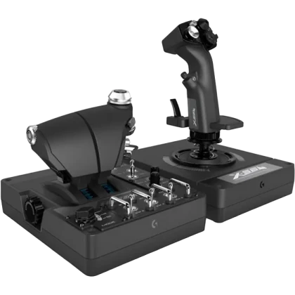 Игровой джойстик Logitech G X56 HOTAS, Чёрный