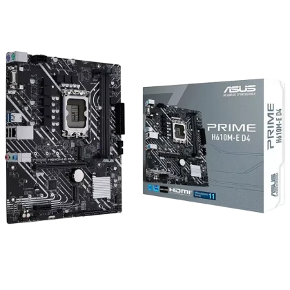 Материнская плата ASUS PRIME H610M-R D4-SI, LGA1700, Intel H610, Micro-ATX