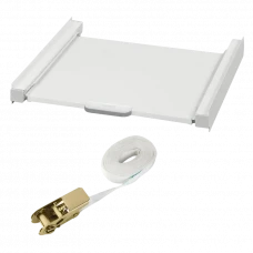 Kit montare verticala pentru uscatoare Xavax 111363, Alb