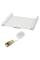 Kit montare verticala pentru uscatoare Xavax 111363, Alb