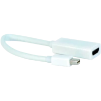 Видеоадаптер Cablexpert A-mDPM-HDMIF-02-W, MiniDP (M) - HDMI (F), 0,15м, Белый