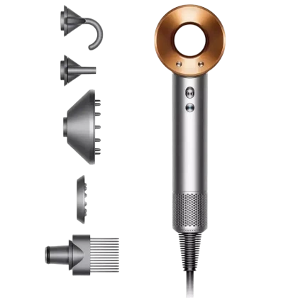 Uscător de păr Dyson Supersonic HD07, 1600W, Nickel/Cooper