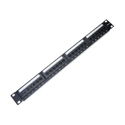 Patch Panel / LY-PP6-04 / 24 ports / UTP Cat.6 / 19 Krone &amp; 110 Dual