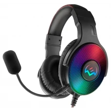 Căști gaming SVEN AP-U1001MV, Cu fir, Negru