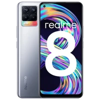Смартфон Realme 8 , 128Гб/6Гб, Серебристый