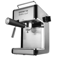 Кофеварка рожковая Polaris PCM4006A, 800Вт, Серебристый