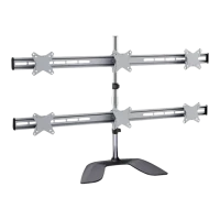Suport birou pentru monitoare Reflecta PLANO DeskStand 23-1010 S, Argintiu