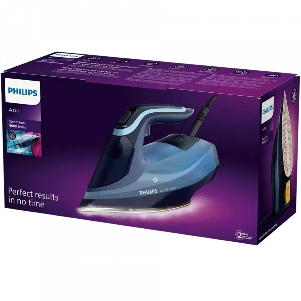 Fier de călcat Philips DST8020/20, 3000W, Albastru