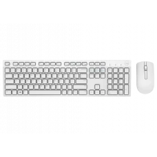 Set Tastatură + Mouse DELL KM636, Fără fir, Alb