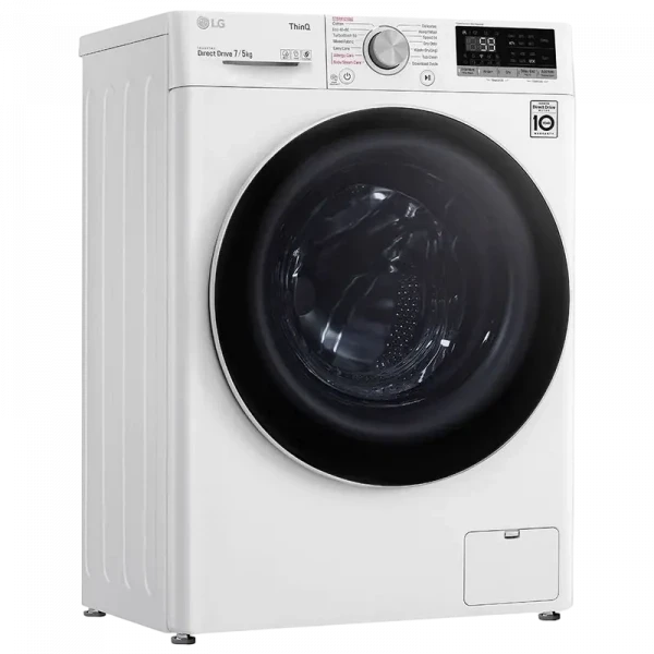 Стиральная машина LG F2DV5S7S0E, 7 кг, Белый