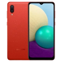 Смартфон Samsung Galaxy A02, 2Гб/32Гб, Красный