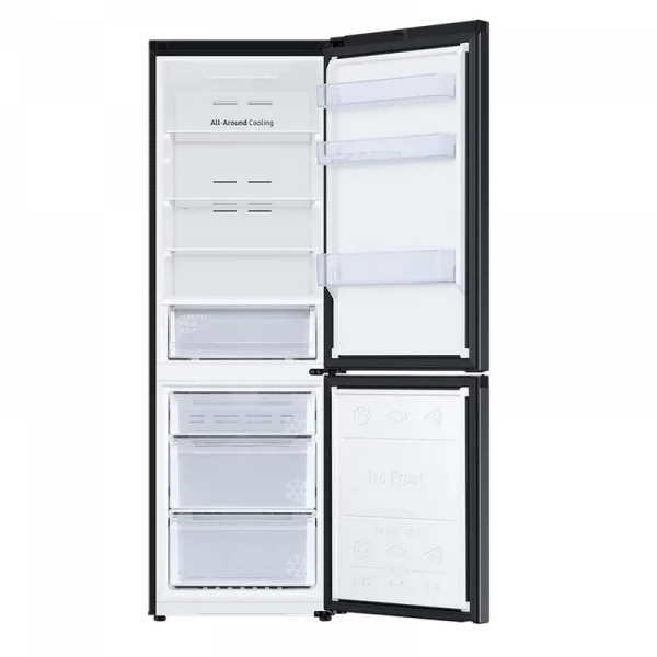 Холодильник Samsung RB34T670FBN/UA, All-Around cooling, Чёрный