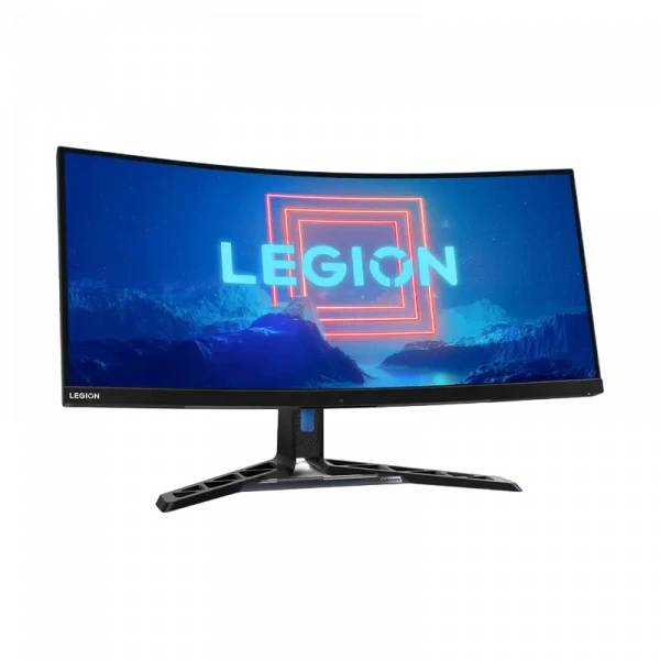 44,5 Игровой монитор Lenovo R45w-30, VA 5120x1440 Dual QHD, Чёрный