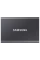 SSD portabil extern Samsung Portable SSD T7, 2 TB, Grey (MU-PC2T0T/WW)