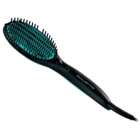 Щетка-выпрямитель Rowenta Power Straight CF5820F0, Черный | Зелёный