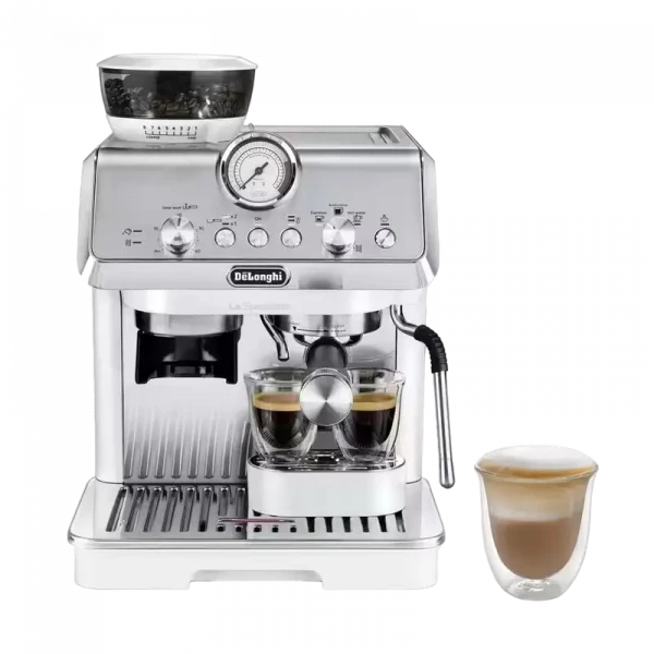 Кофеварка рожковая DeLonghi EC 9155.W, 1400Вт, Белый