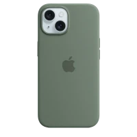 Husă Apple iPhone 15 Silicone Case with MagSafe, Cypress