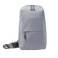 Повседневный рюкзак Xiaomi Mi City Sling Bag, Полиэстер, Светло-серый
