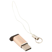 Adaptor Remax RA-USB1, micro-USB (F)/USB Type-C, Auriu