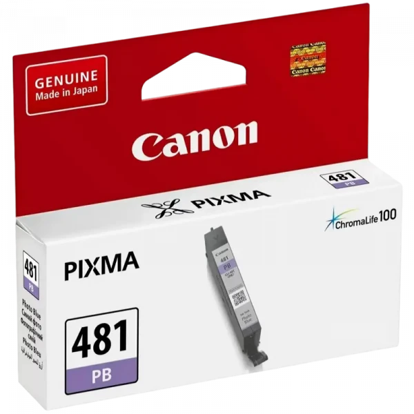 Картридж чернильный Canon CLI-481, 2102C001, Синий