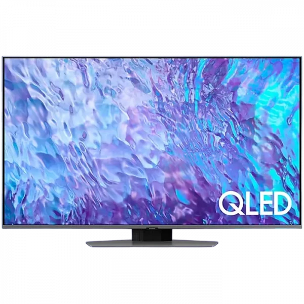 65 QLED SMART Телевизор Samsung QE65Q80CAUXUA, 3840x2160 4K UHD, Tizen, Серебристый