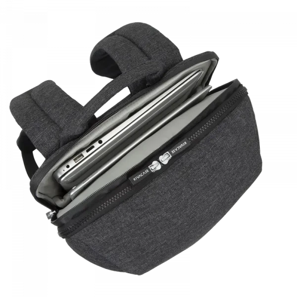 Rucsac pentru Laptop RivaCase Lantau, 15.6, Poliester, Negru