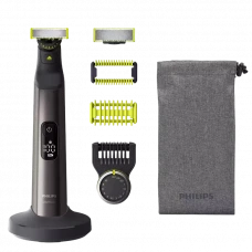 Trimmer pentru bărbați Philips OneBlade Pro 360 QP6551/17, Crom