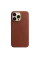 Husă Apple iPhone 14 Pro Max Leather Case with MagSafe, Maro