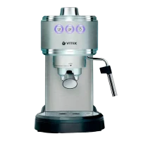 Cafetiera manuala VITEK VT-1515, 1350W, Argintiu