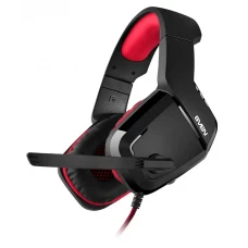 Căști gaming SVEN AP-G858MV, Cu fir, Negru/Roșu