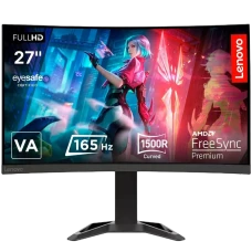Monitor Gaming Lenovo / G27c-30 / 27 inchi / VA 1920x1080 FHD / Negru