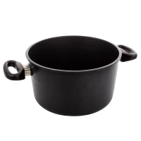 Кастрюля AMT Gastroguss AMT-924-E-Z500-L, 5л, 24см, Чёрный