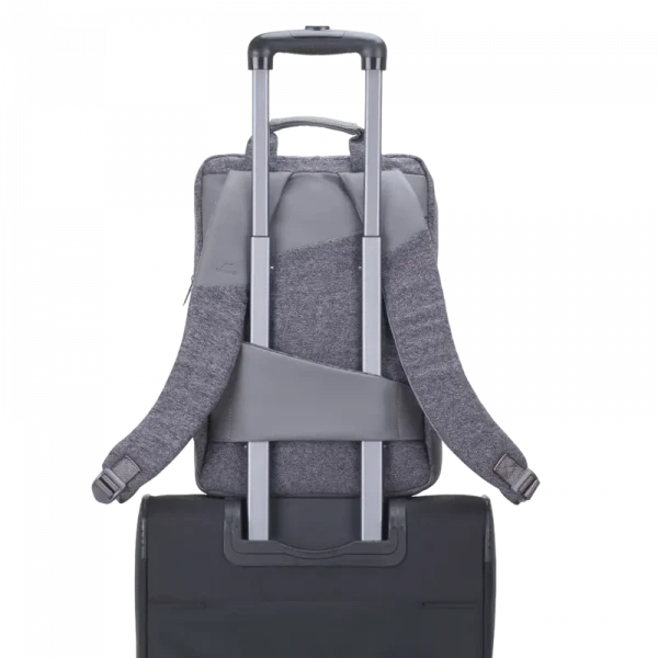 Rucsac pentru Laptop RivaCase Egmont, 15.6, Poliester, Gri