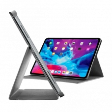 Husă pentru tabletă Cellularline Folio - iPad Pro 12.9 (2020), Piele artificială, Negru