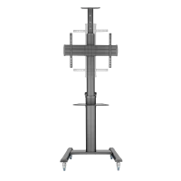 Suport pentru TV pe picior Reflecta 70VCB-Shelf, Negru