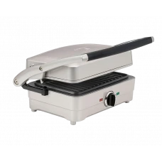 Grătar electric Cuisinart GRSM3E, 1000W, Argintiu