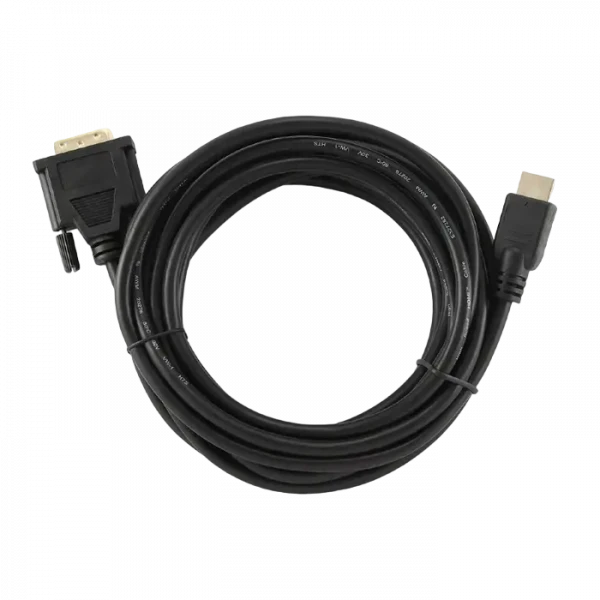 Cablu Video Cablexpert CC-HDMI-DVI-15, HDMI (M) - DVI-I (M), 4,5m, Negru