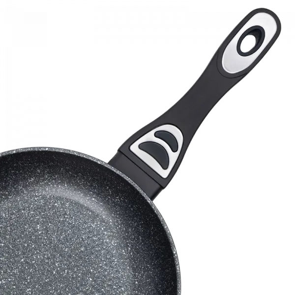 Tigaie RESTO 93152, 24cm, Negru