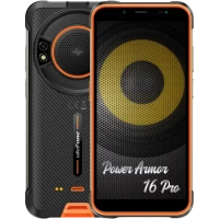 Smartphone Ulefone Armor 16 Pro, 4GB/64GB, Negru | Portocaliu