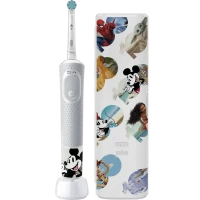 Электрическая зубная щетка Braun Kids Vitality PRO D103 Disney, Белый | Серый