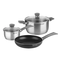 Set de cratițe Rondell RDS-1604 Argintiu