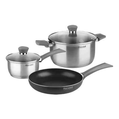 Set de cratițe Rondell RDS-1604 Argintiu
