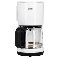 Cafetiera cu picurare Braun KF1100, 1000W, Alb