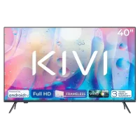 40 LED SMART Телевизор KIVI 40F760QB, 1920x1080 FHD, Android TV, Чёрный