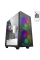Carcasă PC Gamemax Aero, Midi-Tower, Fără PSU, Negru